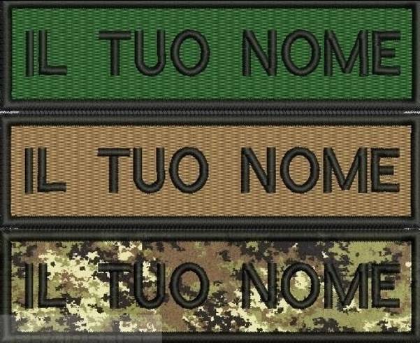 Patch nome Esercito Italiano personalizzata