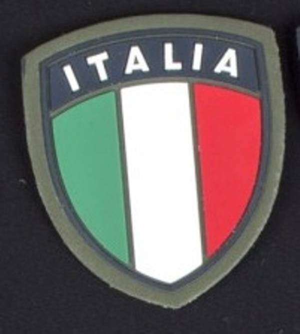 Patch in gomma scudetto Italia Esercito Italiano