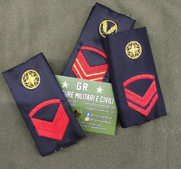 gradi tubolari “guaine” graduati Aeronautica Militare